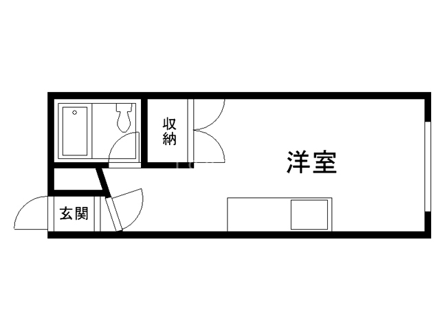 ８・２２コーポＭ　Ｂの間取り