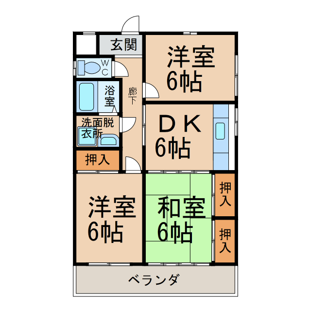 【サンヴィレッジＳＴIIの間取り】