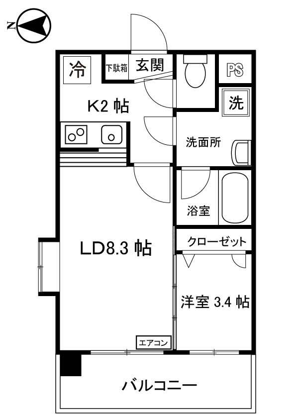 サジテリアス・ワイの間取り