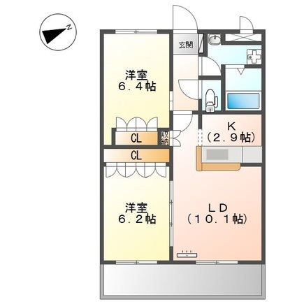 ピアコートK.S.Rの間取り