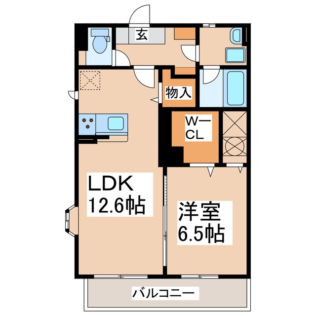 ジオ ファイン ドエルの間取り