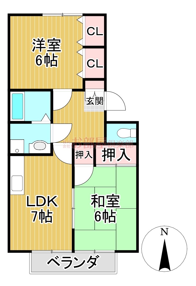 レイクヒルKASAの間取り