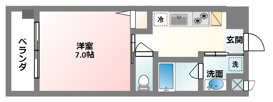 ヒルトップクローバーの間取り