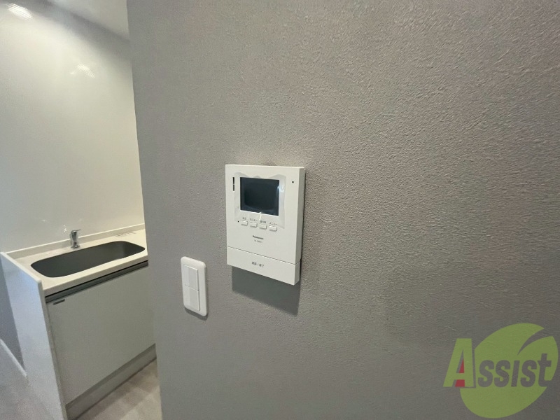 セキュリティ　モニタ付インターホンでセキュリティ面も安心です。