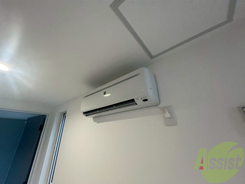 その他設備　エアコンが設置してありますので、寒暖対策もばっちり。