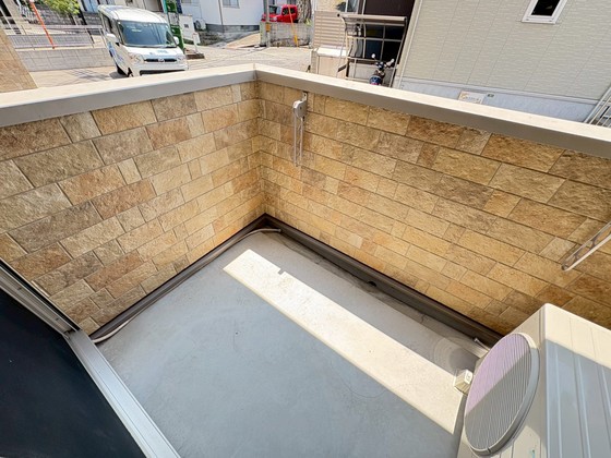 バルコニー　※別部屋の写真です