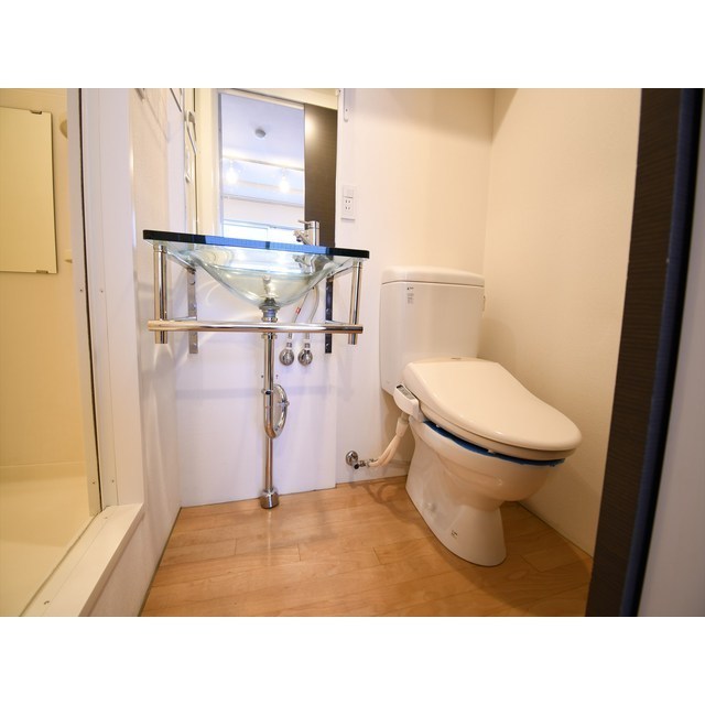 洗面設備　使いやすい洗面所です