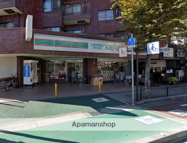コンビニ　ローソンストア１００（コンビニ）まで414m