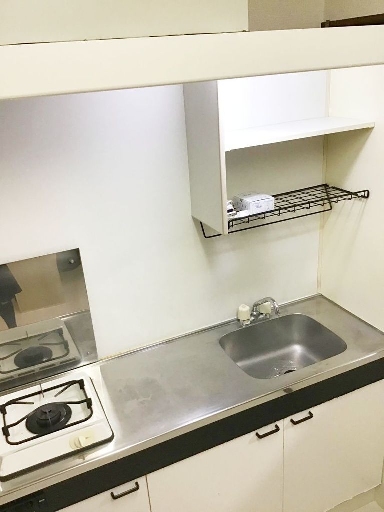 キッチン　１口コンロ付きキッチン
