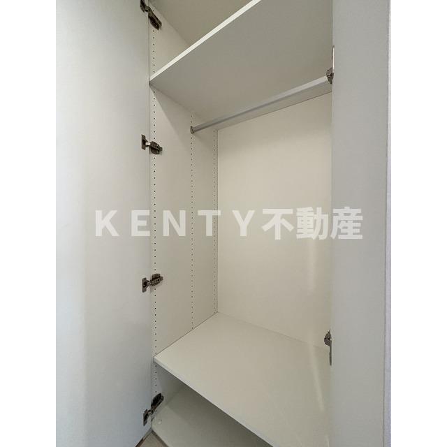 収納　たっぷりとした収納スペースです