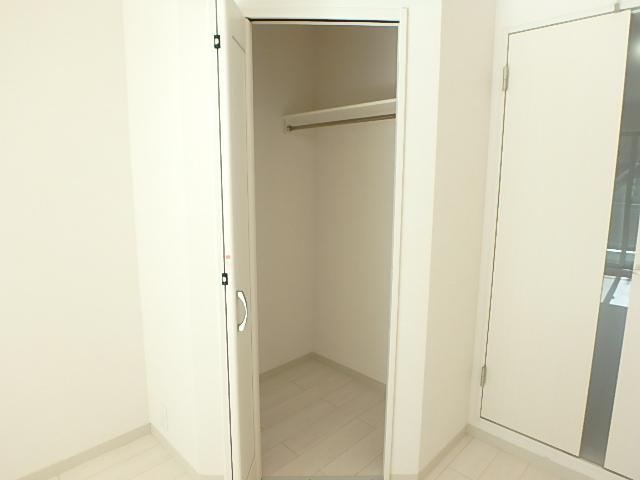 収納　収納力のあるクローゼットです