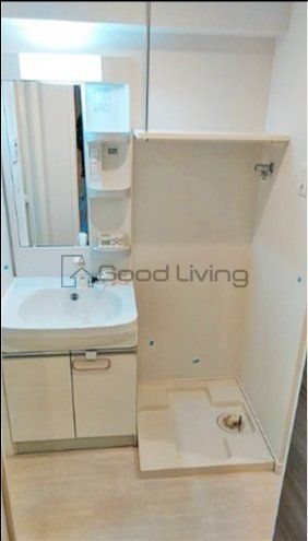 洗面設備　身だしなみもバッチリ