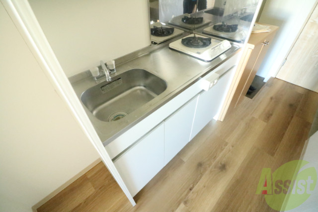 キッチン　ガスキッチン付きの物件です。