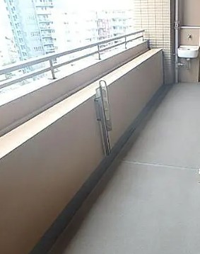 バルコニー　写真は同タイプ住居です。