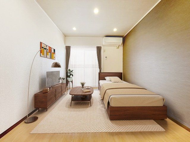 居室・リビング　★広々、7帖のフローリングで明るいお部屋です★