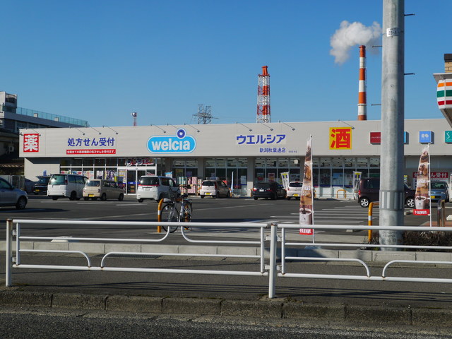 ドラックストア　ウエルシア新潟秋葉通店（ドラッグストア）まで915m