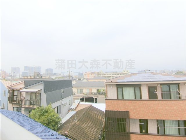 眺望　最上階角部屋