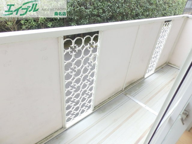 バルコニー　同タイプ部屋写真です。