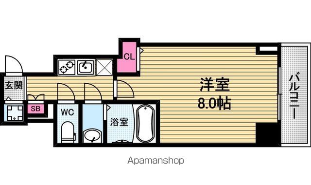 SーRESIDENCE谷町五丁目の間取り写真