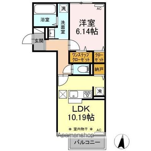 ヒルズ萩山の間取り写真