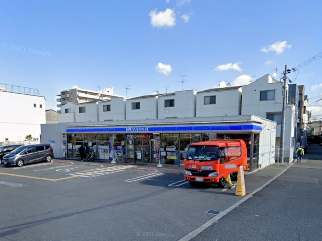 コンビニ　ローソン長吉川辺一丁目店（コンビニ）まで186m