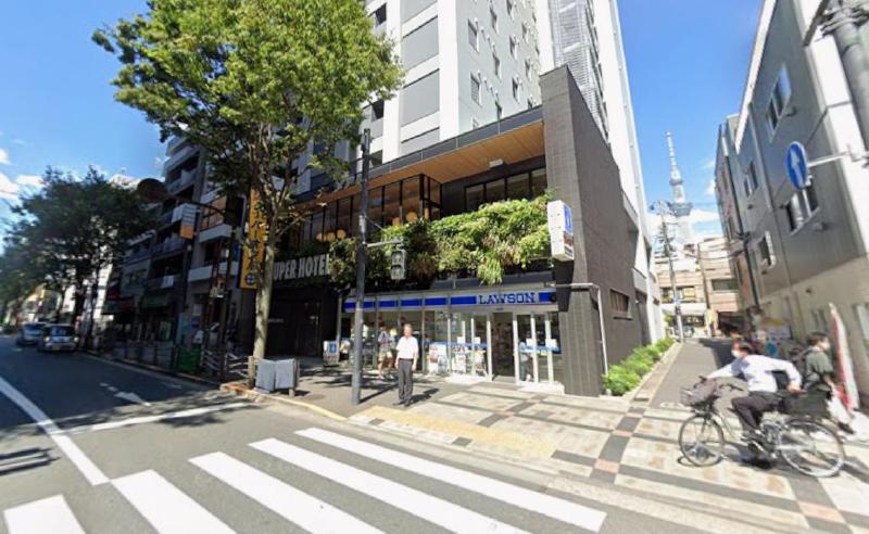 コンビニ　ローソン スーパーホテル錦糸町店（コンビニ）まで240m