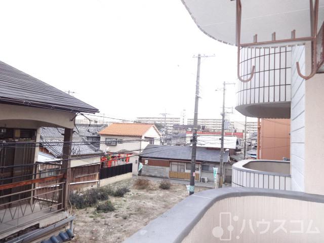 眺望　バルコニーからの景色はいいもんです。