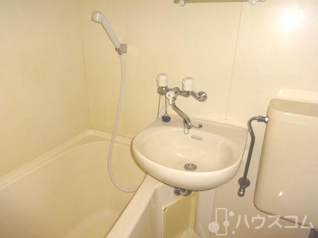洗面設備　掃除がラクラクです。