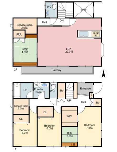 新吉田東6丁目 戸建の間取り写真