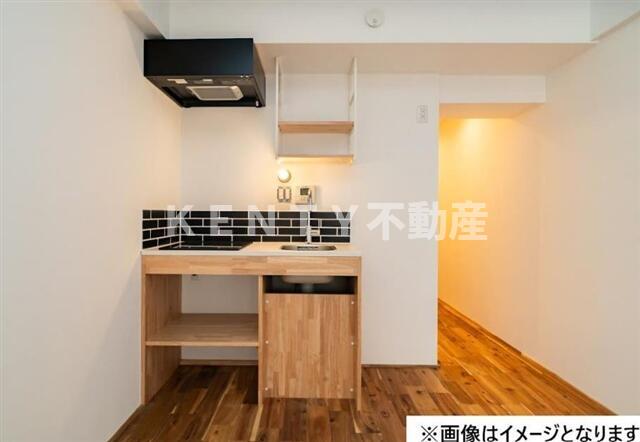 キッチン　コンパクトなキッチンで掃除もラクラク