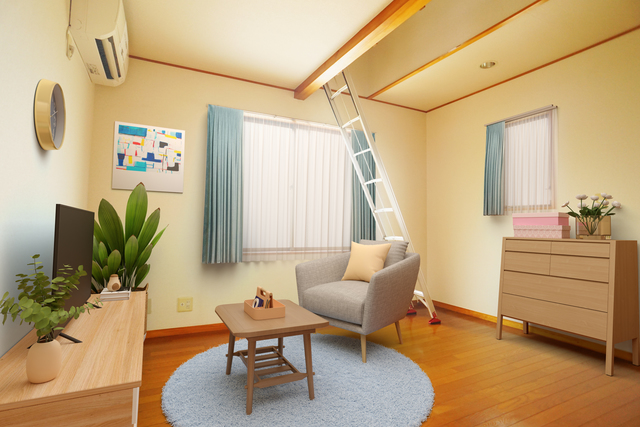 居室・リビング　こちらの家具はＣＧです。家具付きではございません。