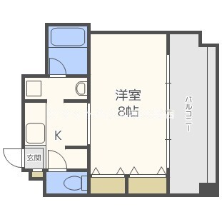 地下鉄長堀鶴見緑地線 松屋町駅 徒歩7分 15階建 築19年の間取り写真