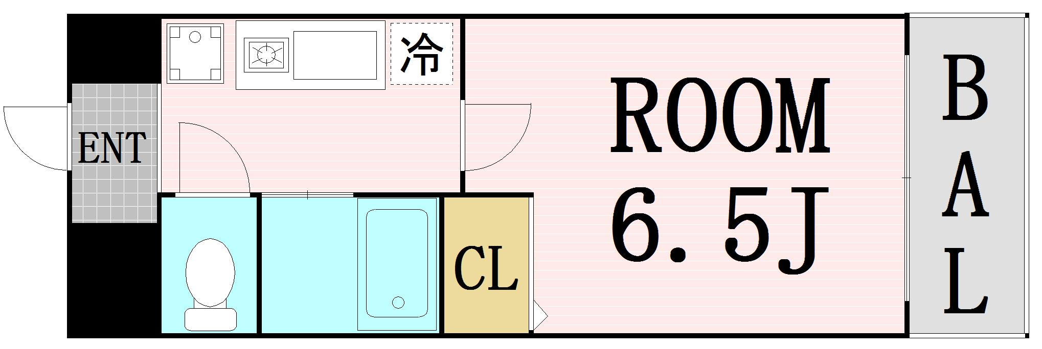 HOPE CITY天神橋の間取り写真