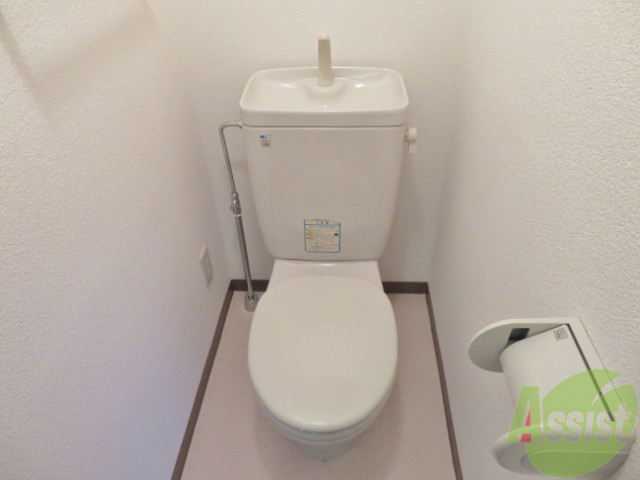 トイレ　トイレはこちらになります、清潔感がありますね。