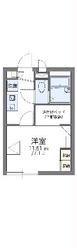 レオパレスSUNROOMの間取り写真