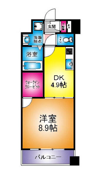 ソレイユの間取り写真
