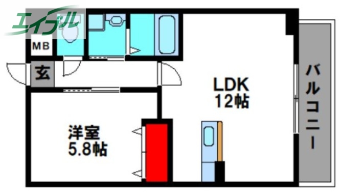 Flats豊成の間取り写真