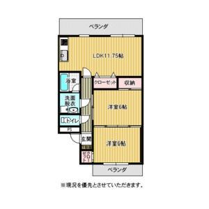 リトスメラン桑野の間取り写真