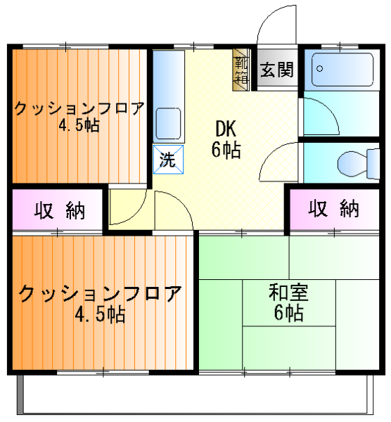 関井ハイツの間取り