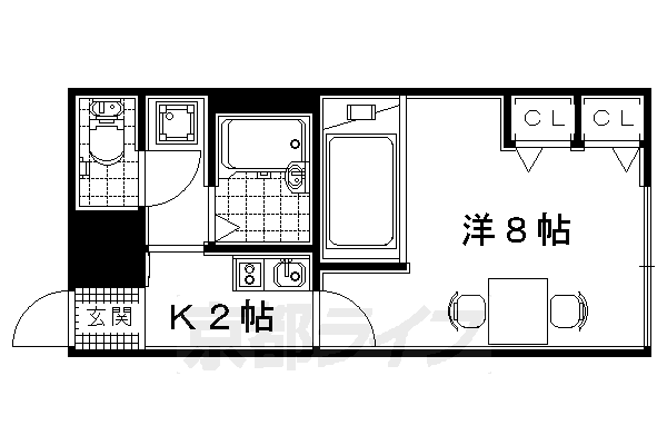 レオパレスコスミックの間取り