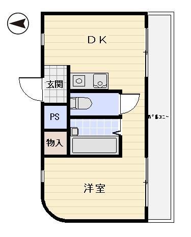 メゾン駅前の間取り