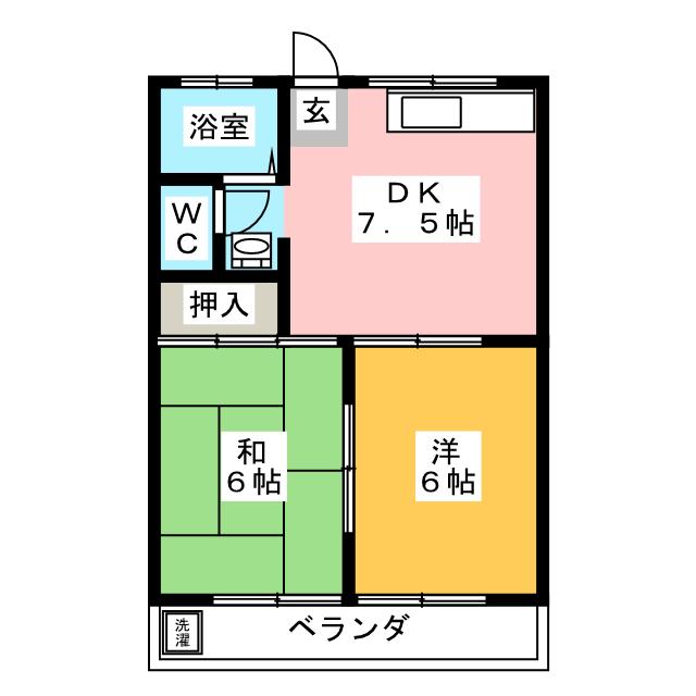 プラザ水の木の間取り