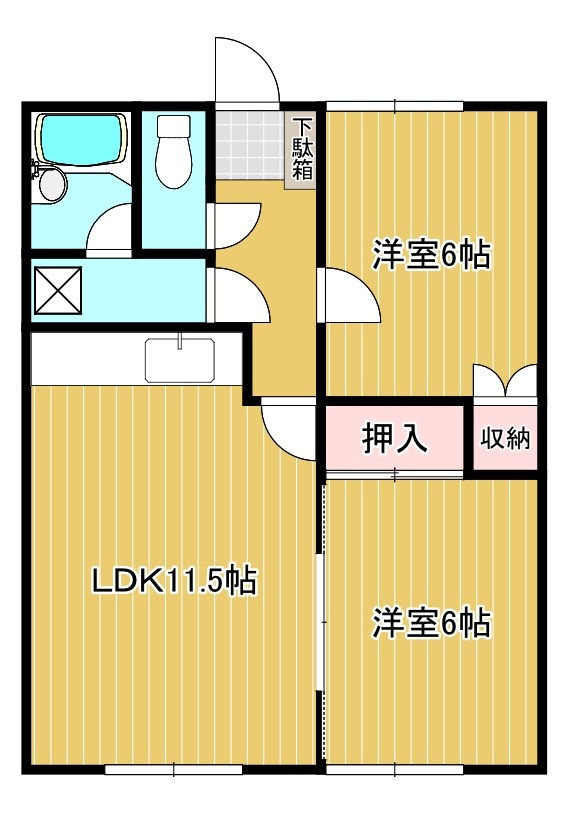 第３ナシオマンションの間取り