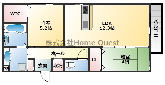 ボナールコートの間取り