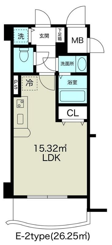 大阪市淀川区宮原のマンションの間取り