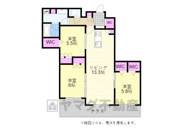 Solail Flora 千里丘（BORIKIせんりおか）の間取り