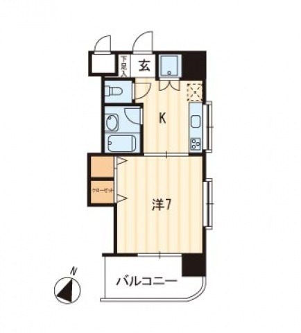 ベルレージュ二葉の里の間取り