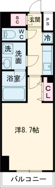 コントレイルりんくう常滑の間取り