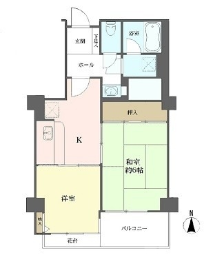 鴨川グランドコーポの間取り