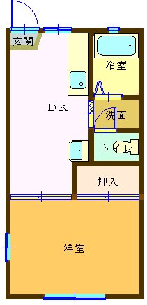 タウニィ２１の間取り